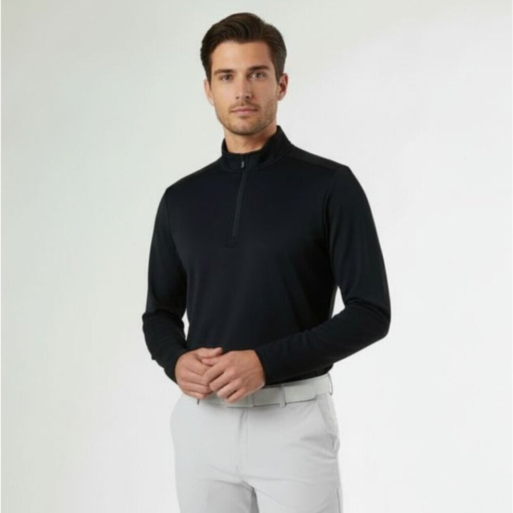 Oakley Mens Blackout Quarter Zip Pullover Jacket NEW Size XXL Performance Golf
